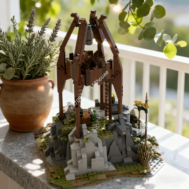 

737pcs MOC Rohan Archer Tower Hobbit and Lord Model Building toy blocks Construction idea Brick Kids Christmas gift Birthday