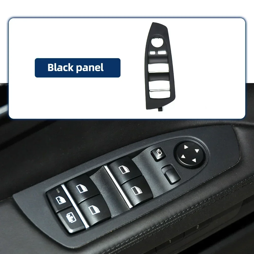 

Upgraded Car Interior Front Door Window Control Lifter Switch Cover Panel Trim For BMW 7 Series F01 F02 730 735 740 745 750 760