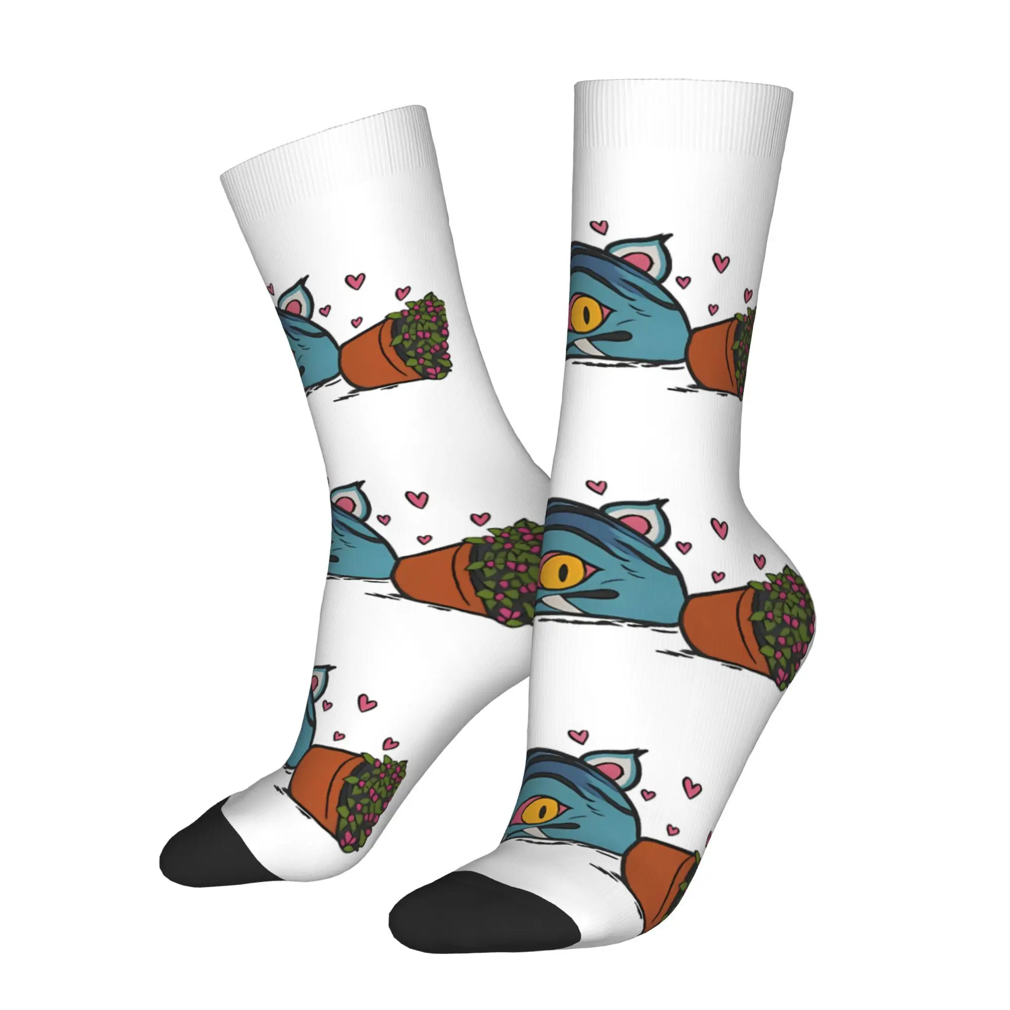 

K POP Huntrx мультфильм KPop охотники на демонов аниме носки с принтом мужские модные полиэстеровые носки