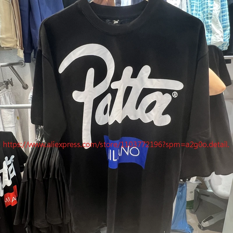 PATTA Short Sleeve High Quality Classic Letter Print Men Women Daily Streetwear Patta T-shirt