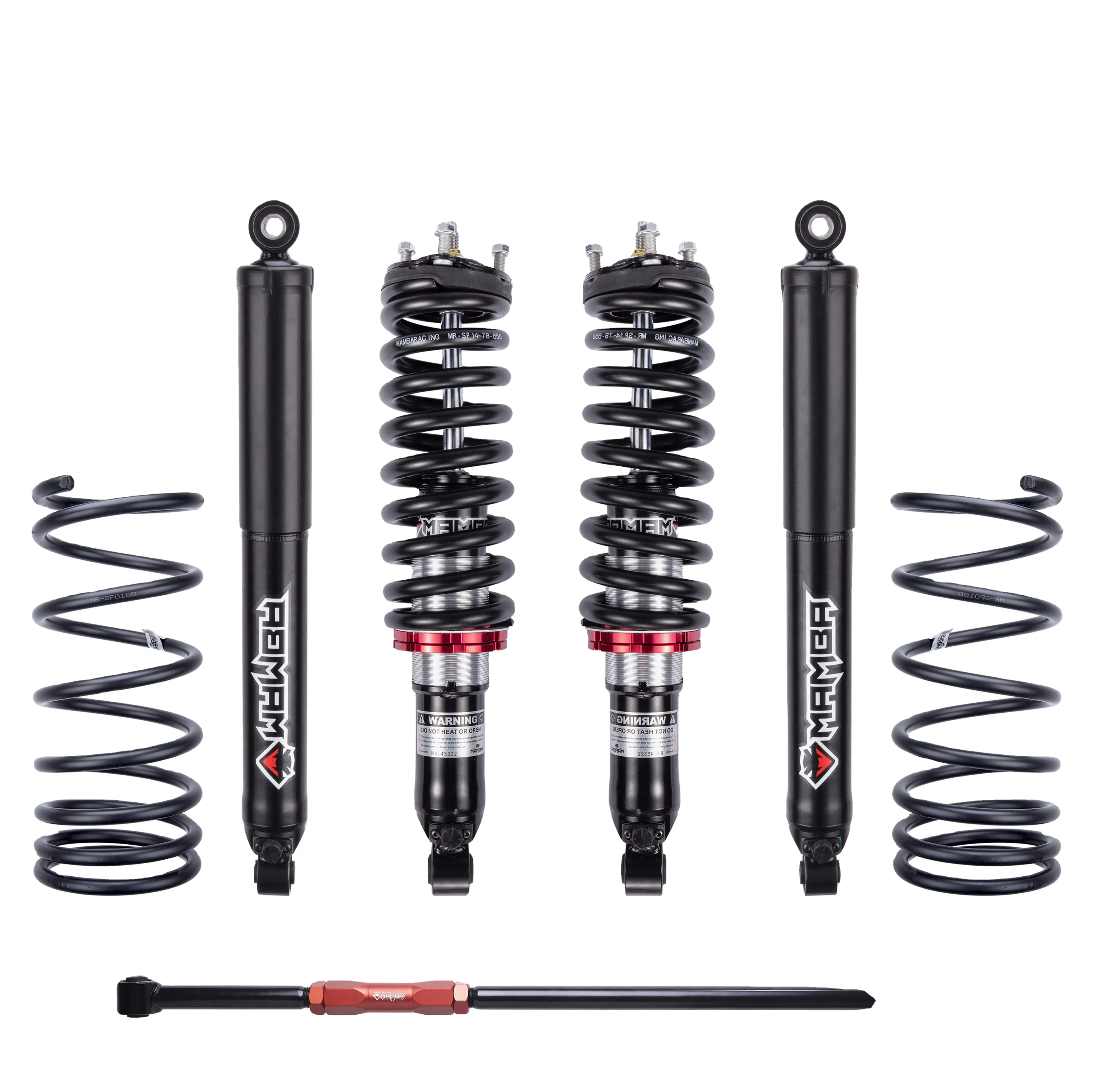 High Quality Mamba Foam Cell Shock Absorbers Adjustable Suspension Lift Kit For Pajero Sport