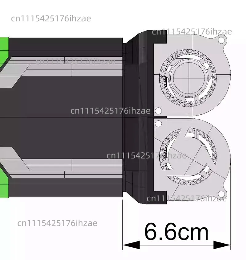 1PC New Cooling fan Graphics Card Dual turbine Heat Sink fan Fits for Nvidia Tesla P40 M40 P100 V100 Blower Fan