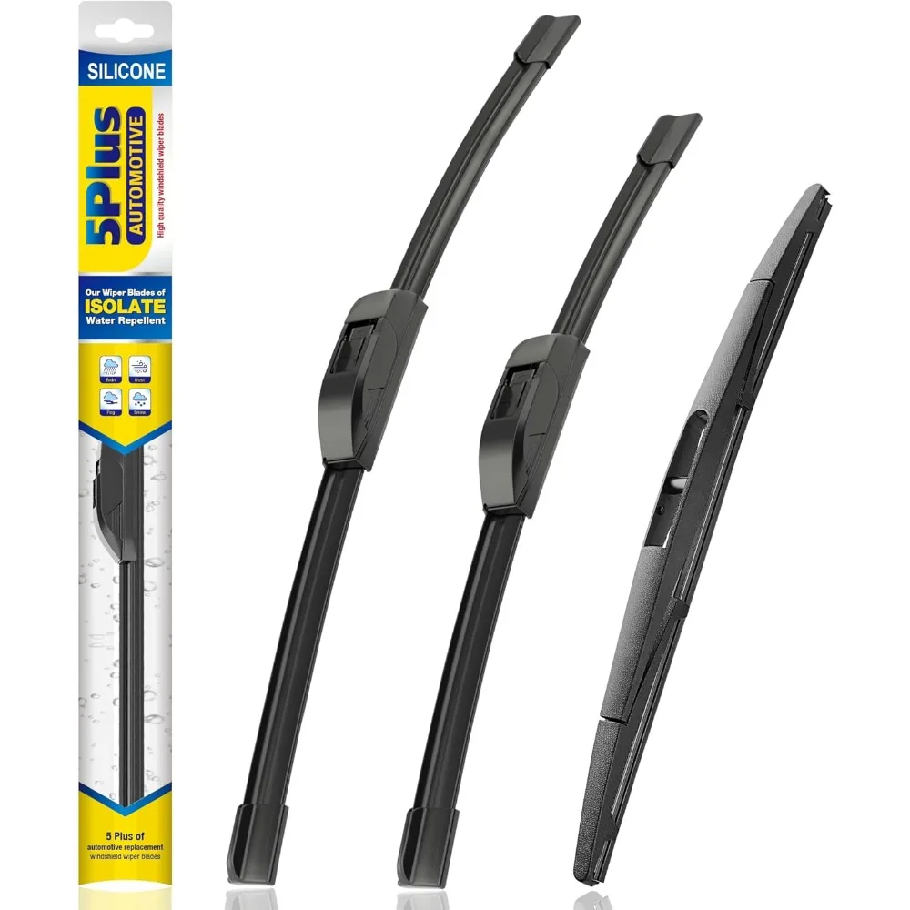 

Silicone Windshield Wiper Blades Replacement Set 26 16 12 Inch Compatible with Subaru Crosstrek Impreza Nissan Murano