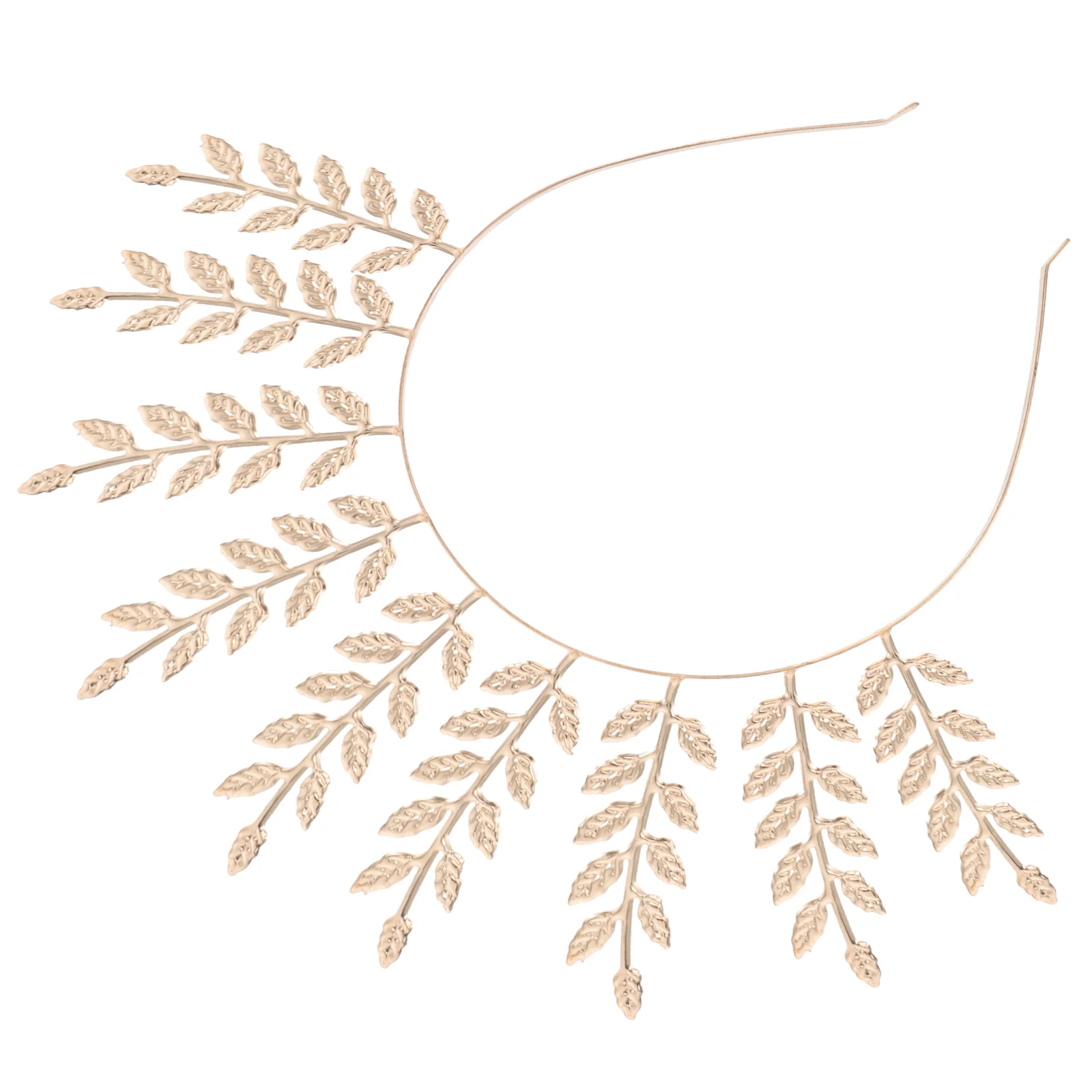 

Leaf Headband Hairband Wedding Headwear Girl Headdress Gold Decor Headpiece Accessories Decorate Modeling Fashion