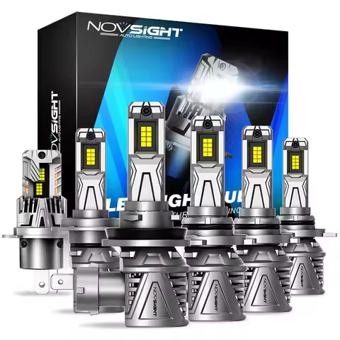 NOVSIGHT Led H7 Car Headlight Bulbs H4 H11 H8 H9 9005 HB3 9006 HB4 9012 Auto Lamp 60W 15000LM 6500K White LED Light for Car Bulb