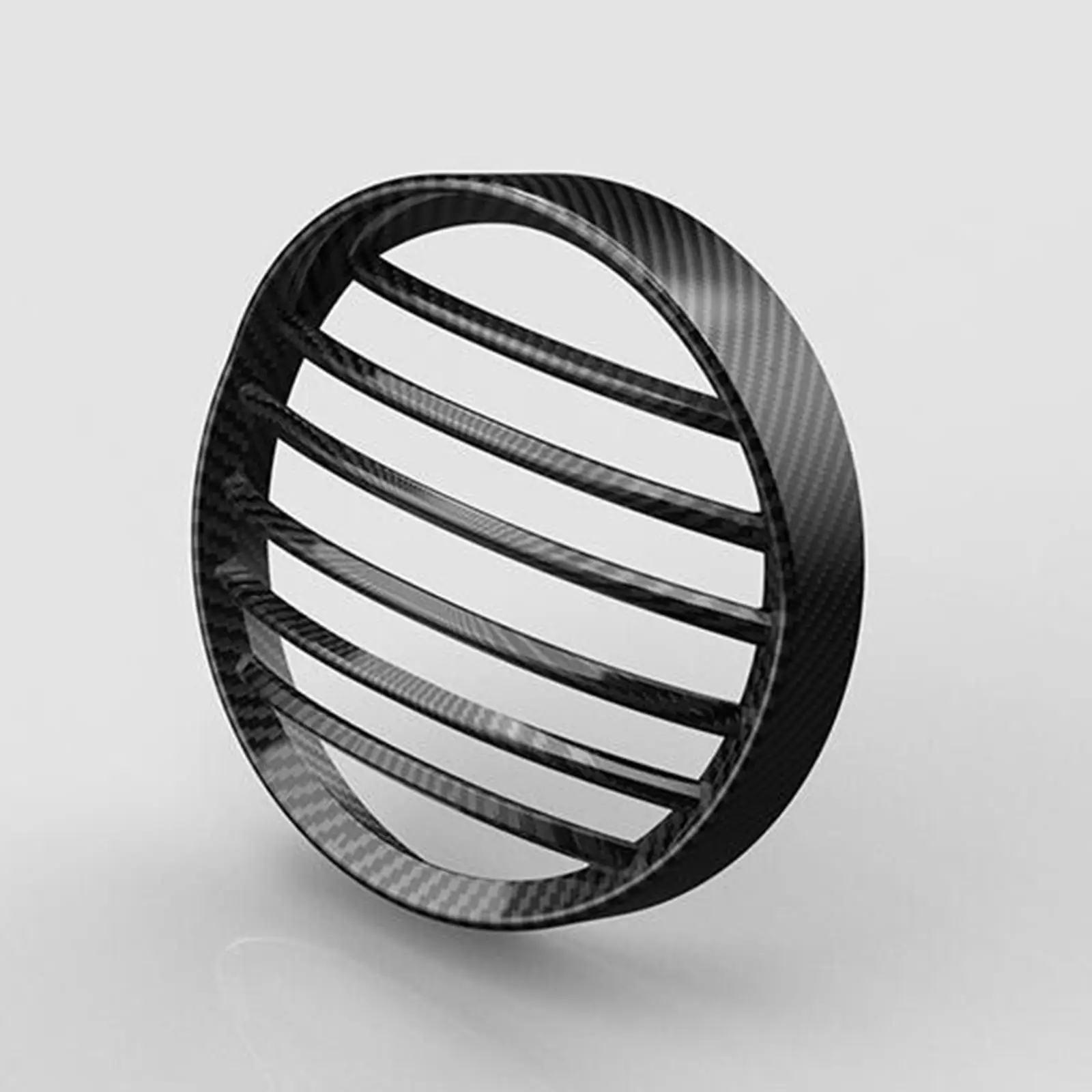 

Universal Motorcycle Headlight Grill Cover ABS Shade Protector Assemblies for 14cm Round Headlamp Front Automotive Lampshade