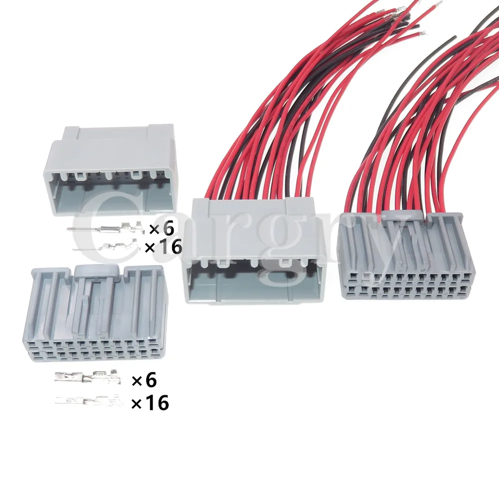 

1 Set 22P Car Wiring Terminal Socket 917989-6 178798-6 AC Assembly Automobile Power Amplifier Plug Auto Accessories