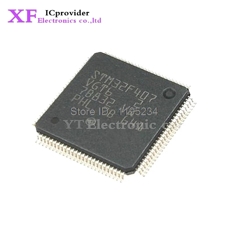 1PCS 10PCS STM32F407VGT6 STM32F407 STM32F407V 100LQFP Best Quality