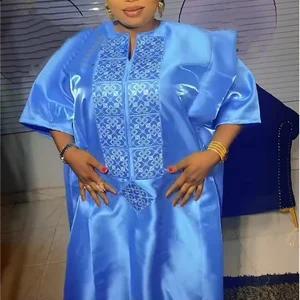 Trang phục truyền thống của châu Phi dành cho phụ nữ, dashiki, quần áo ankara, áo choàng abayas, muslim kaftan, váy maxi dài, quần áo, 2022, dashiki 8 Bộ trang phục châu Phi bán hàng chính cho phụ nữ - №4