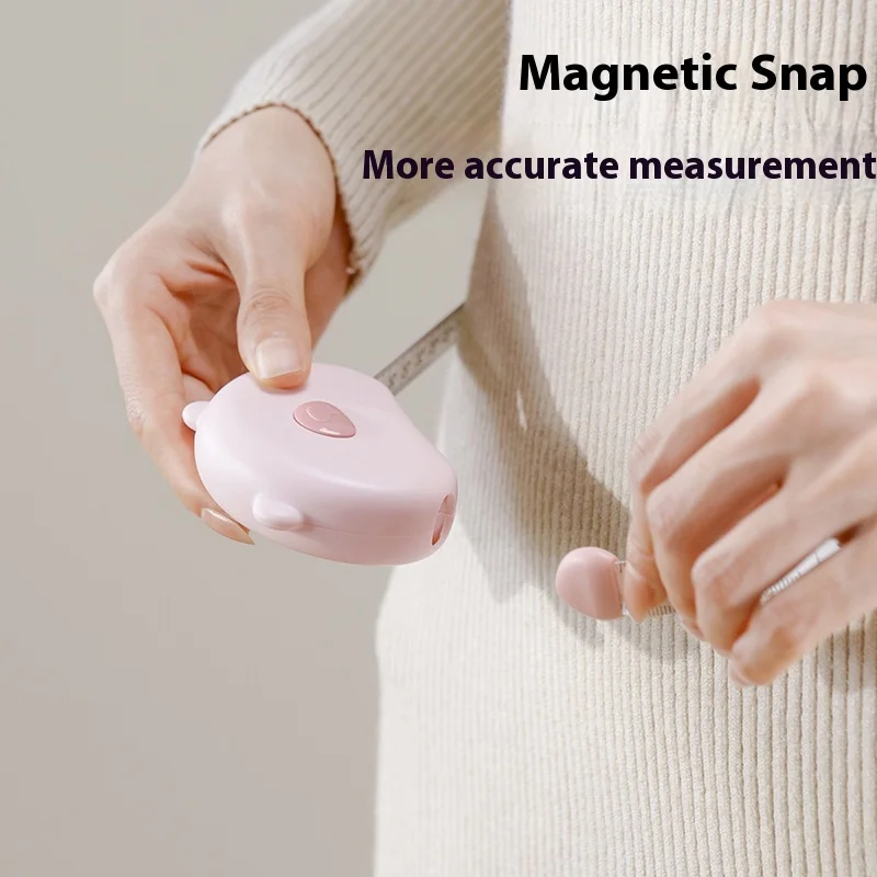 

Portable Tape Measure for Chest Thigh Arm Circumference Auto Retracting Magnetic Multi-Purpose Measurement Tool