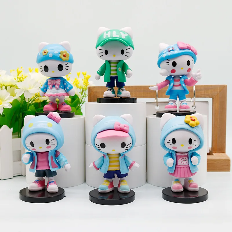 

Модная одежда kt cat, спортивная одежда, модное игровое яйцо, кукла, машина, периферийное устройство, украшение для рабочего стола, игрушечная фигурка, орнамент