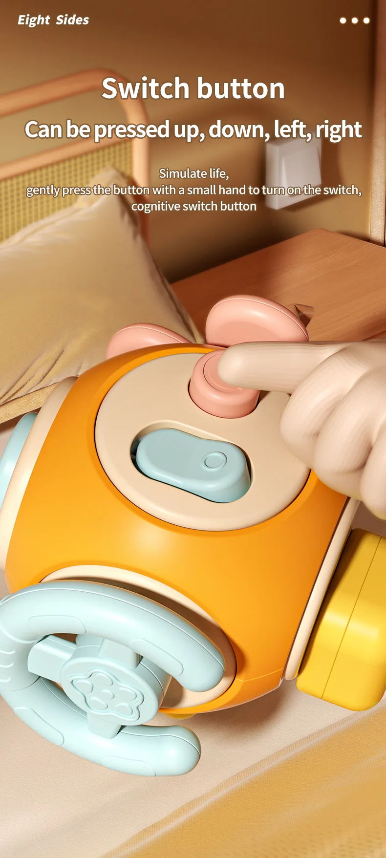 Baby Montessori Beschäftigt Bord Sensorischen Beschäftigt Bord Baby Praxis Fähigkeiten Aktivität Cube Frühe Pädagogische Reise Spielzeug Für Kleinkinder 1-3 – Detail 20