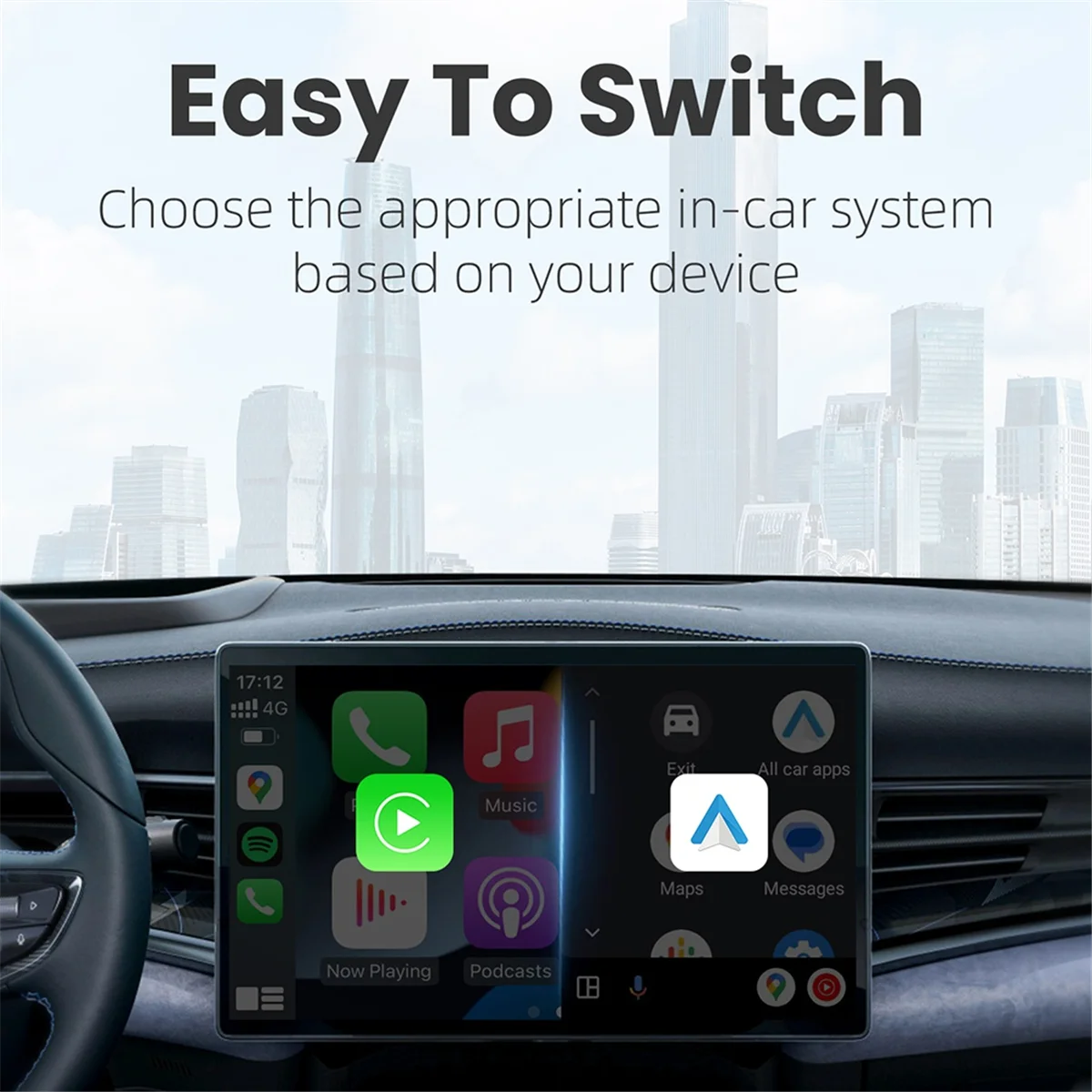 

COTS-tCar TV Mate проводной к беспроводному адаптеру Carplay Android Auto HDMI-совместимый видеоконвертер для ТВ-приставки игры