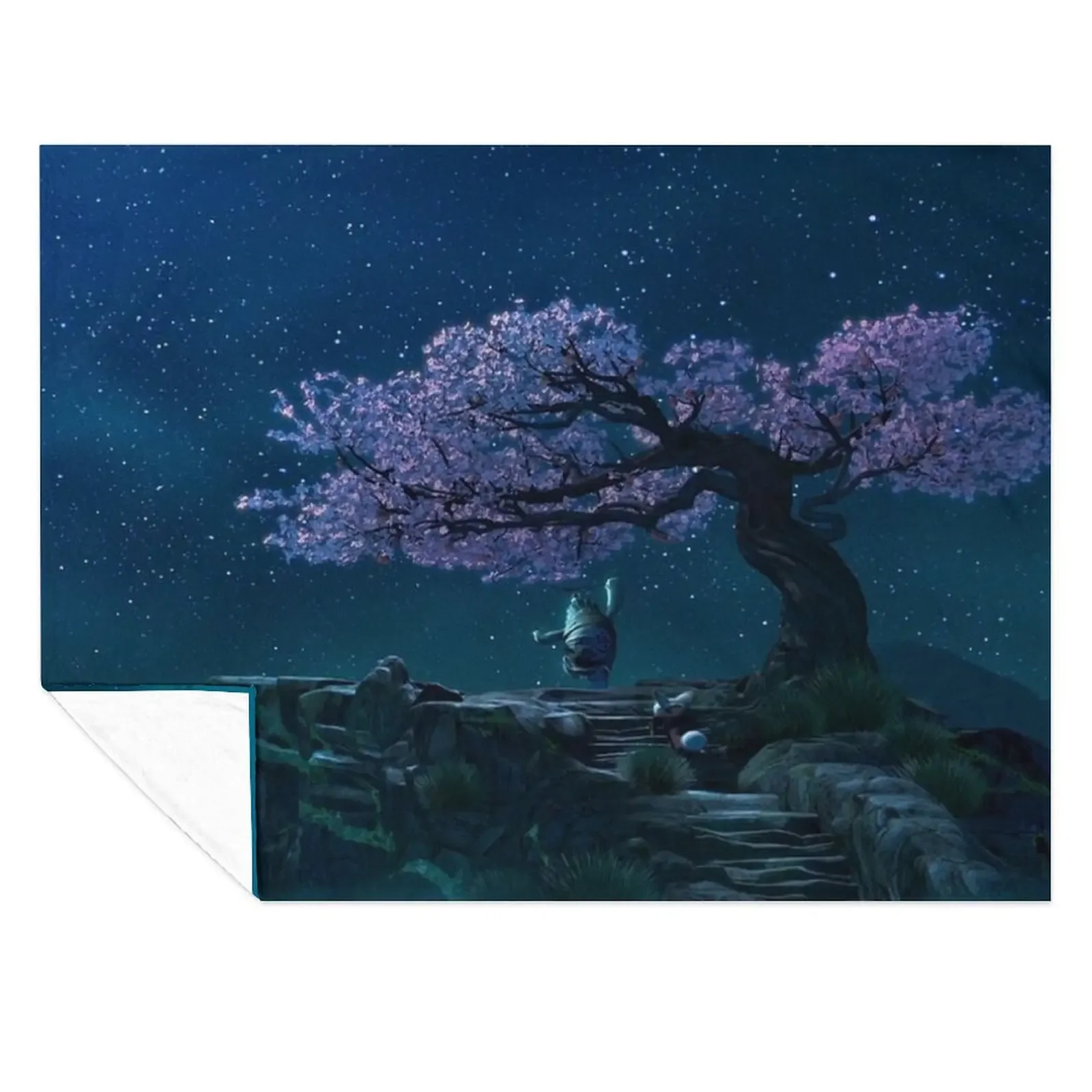 

Master Oogway Throw Blanket Thermal Flannel halloween anime Blankets