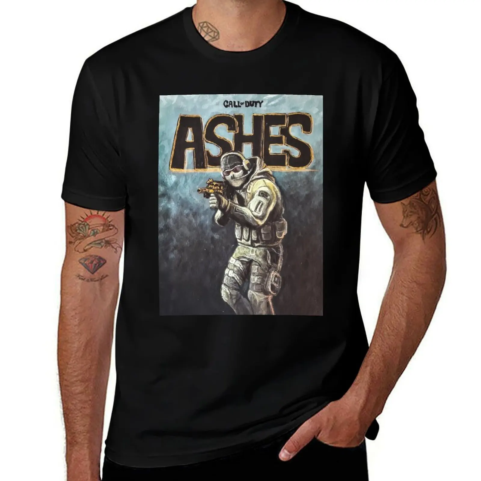 

COD Gamer Fan Art T-Shirt graphic t shirt vintage cotton man t-shirts vintage anime tshirt shirts graphic tee men
