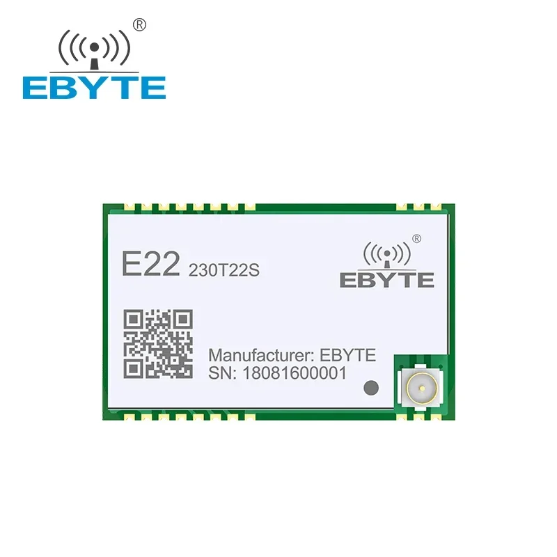 Беспроводной модуль LoRa 230 МГц UART RF модуль SMD 5 км E22-230T22S IPEX/антенна с отверстием для штампа WOR модуль передачи даты