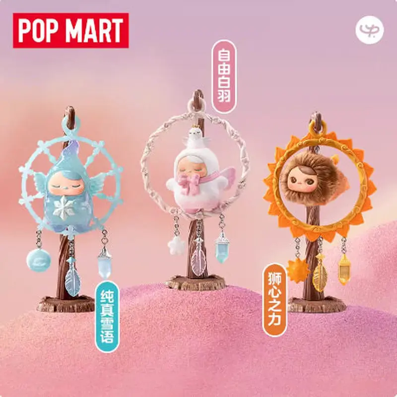 

100%Original POPMART PUCKY Dreamy Wishes Series Blind Box Cute Cartoon Action Figure Desktop Decor Collectible Toy Surprise Gift
