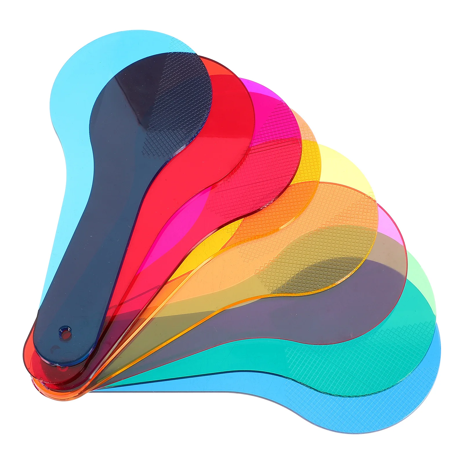 Colorful Translucent Sheets Smooth Edge Acrylic Color Mixing Lenses For Kids Science Learning Teaching Aid Educational