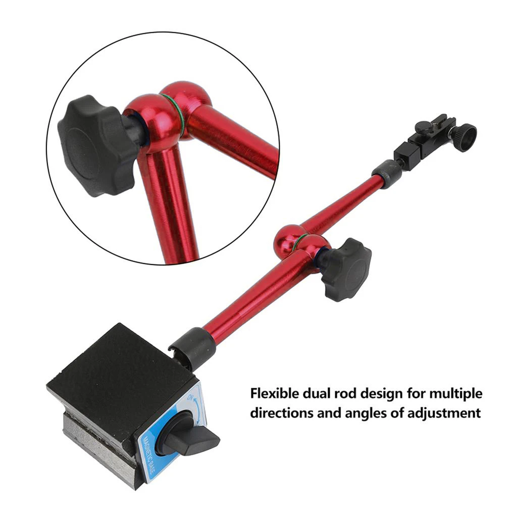 Imagem -04 - Dial Indicador Magnético Titular Dial Bore Gauge Base de Suporte Magnético Micrômetro Medida Ferramentas Indicador tipo Hora Comparador Ver