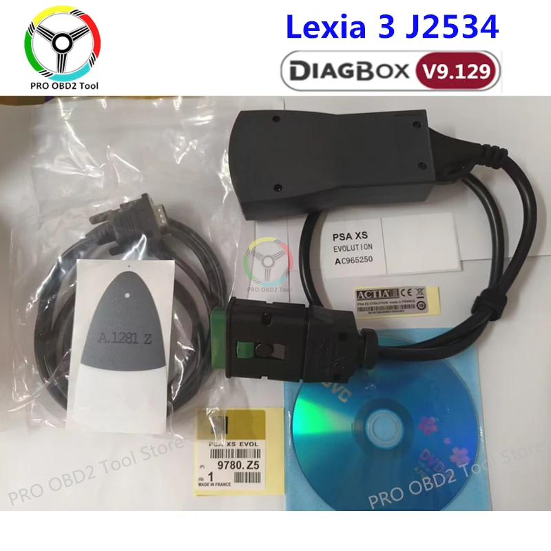 Golden J2534 Lexia 3 PP2000 Diagbox V9.129 9780.Z5 Diagnostic Tool Lexia j2534 for Peugeot for Citroen lexia3 j2534 Auto Scanner