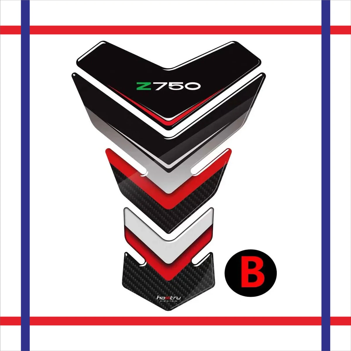 Рисунок 4 - 3D-наклейки на бак мотоцикла Kawasaki