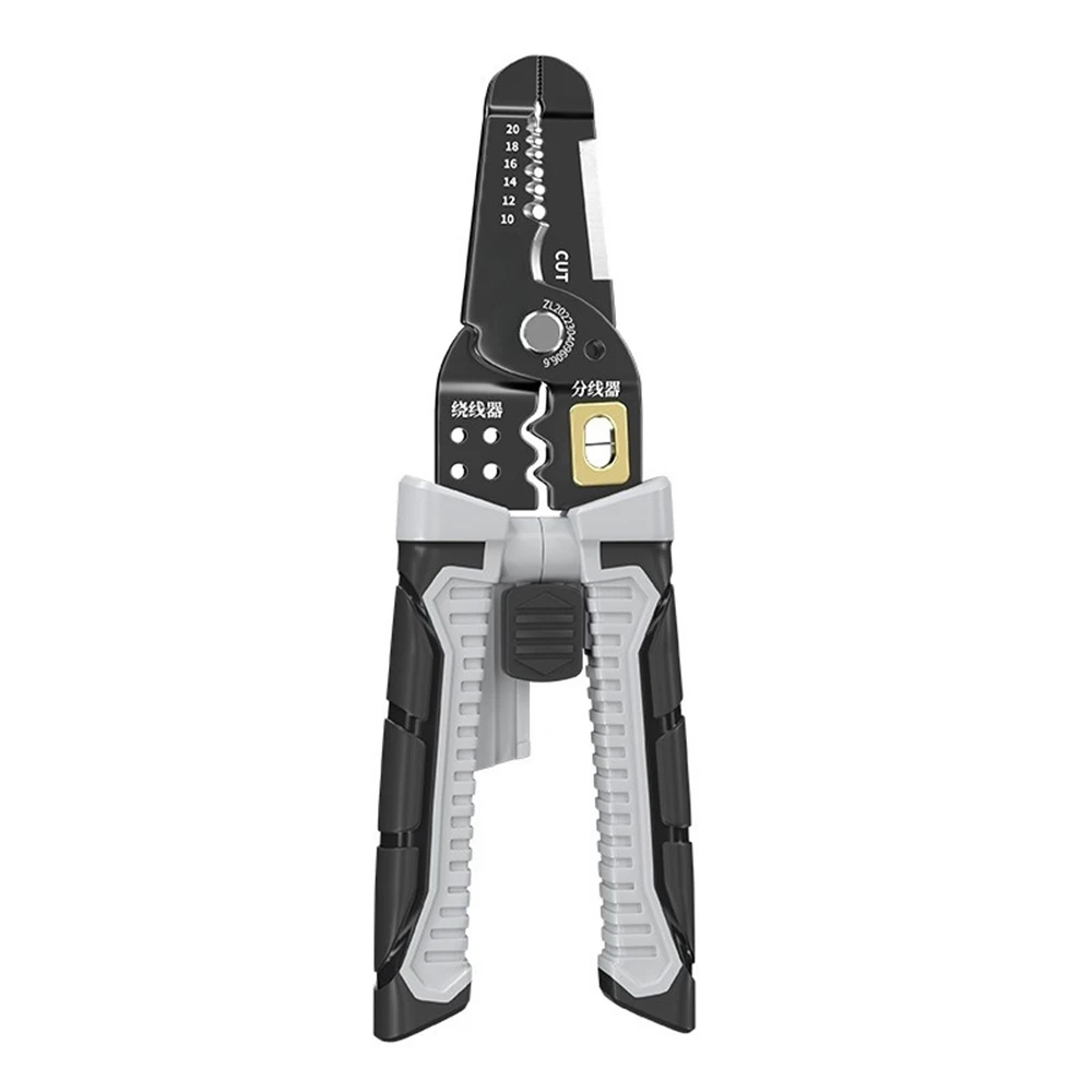 Wire Stripper Electrician Special Tool Wire Stripping Pliers Wire Dividing Pliers Winding Pliers Strong and Durable