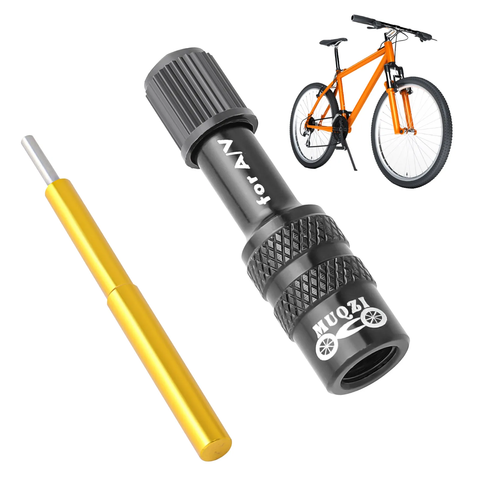 Bike Inflator Adapter Bike Front Fork Valve Adapter Bicycle Air Fork Inflatable Valve Adaptor For Fork Inflate Tire Using