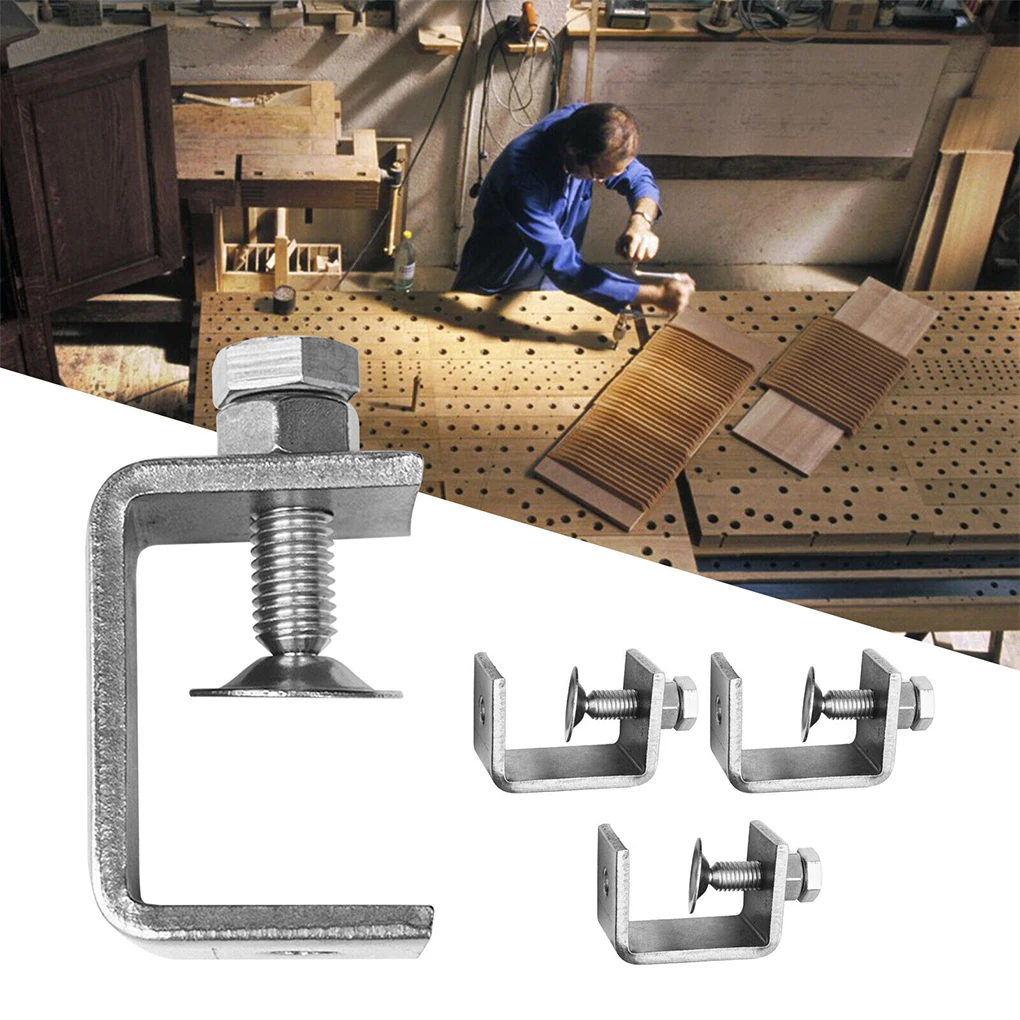 Abrazadera resistente a la corrosión de 4 piezas para necesidades de sujeción generales y trabajadores de la construcción. Es adecuado