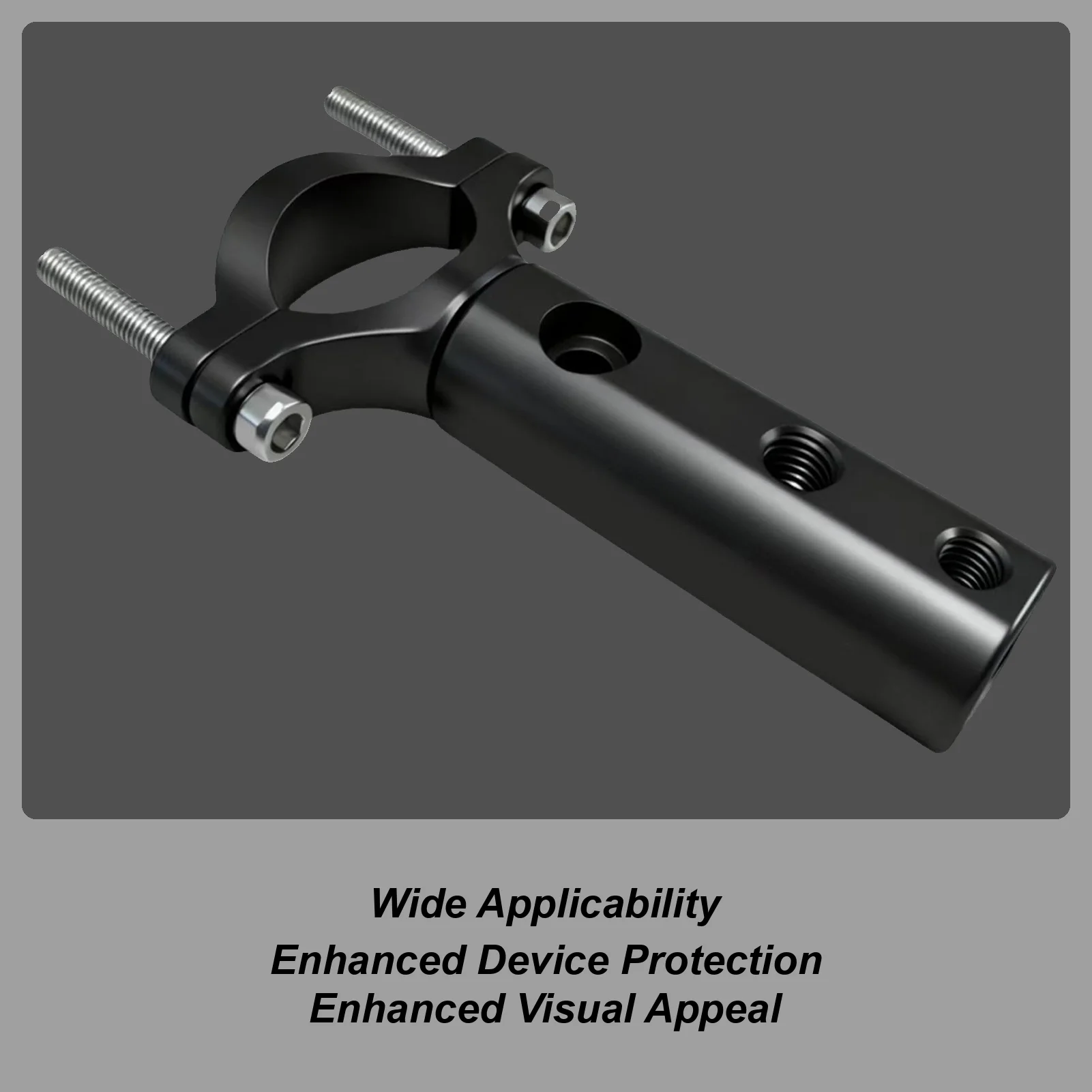 

Rearview Mirror Extension Bracket Aluminum Alloy Holder Motorcycle Spotlight Mount For Scooter Riding Commuting Touring Street