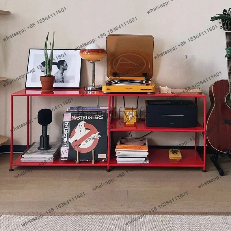 PG Modern Aesthetic Tv Stands Designer Minimalist Organizer Shelf Display Tv Table Living Room Storage Muebles Trendy Furniture