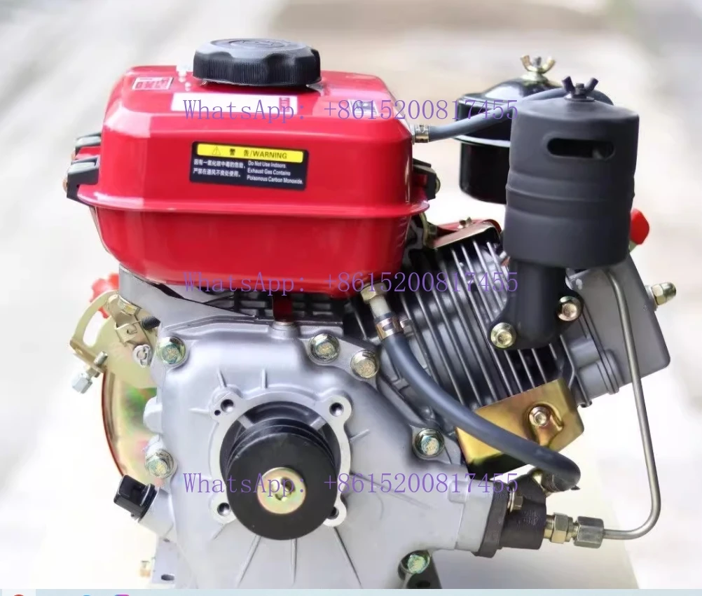 168f máquina debulhadora agrícola micro-leme bombeamento bomba de óleo gerador cabeça de alta potência refrigerado a ar morrer/sel tanque de óleo do motor