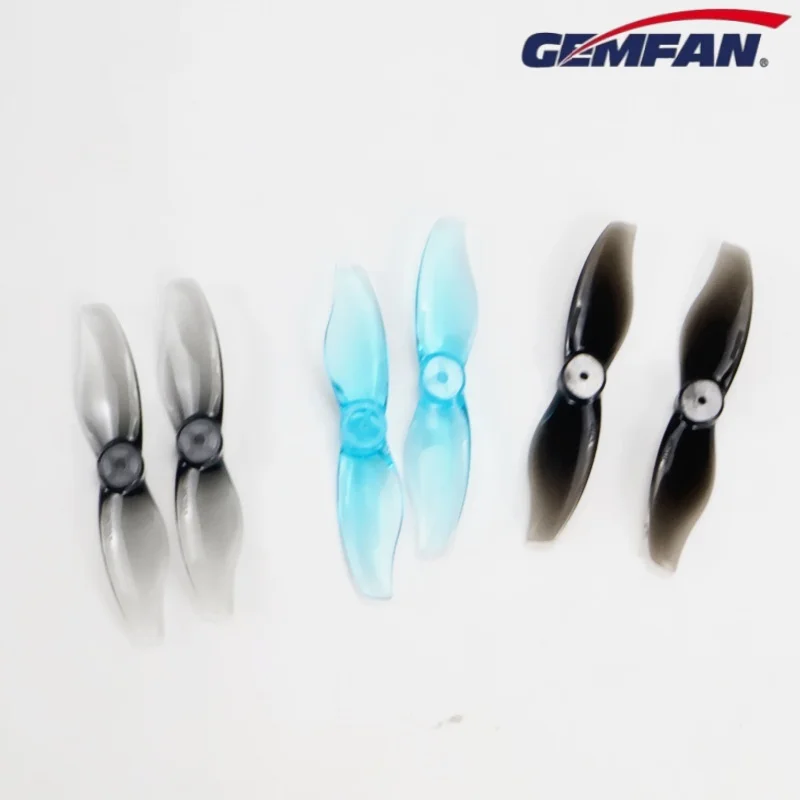 16 pares/32 Uds GEMFAN 2 cuchillas PC 2015 hélice de diámetro 2 pulgadas paletas positivas y negativas para RC Dron de carreras con visión en primera persona 1103 piezas de Motor