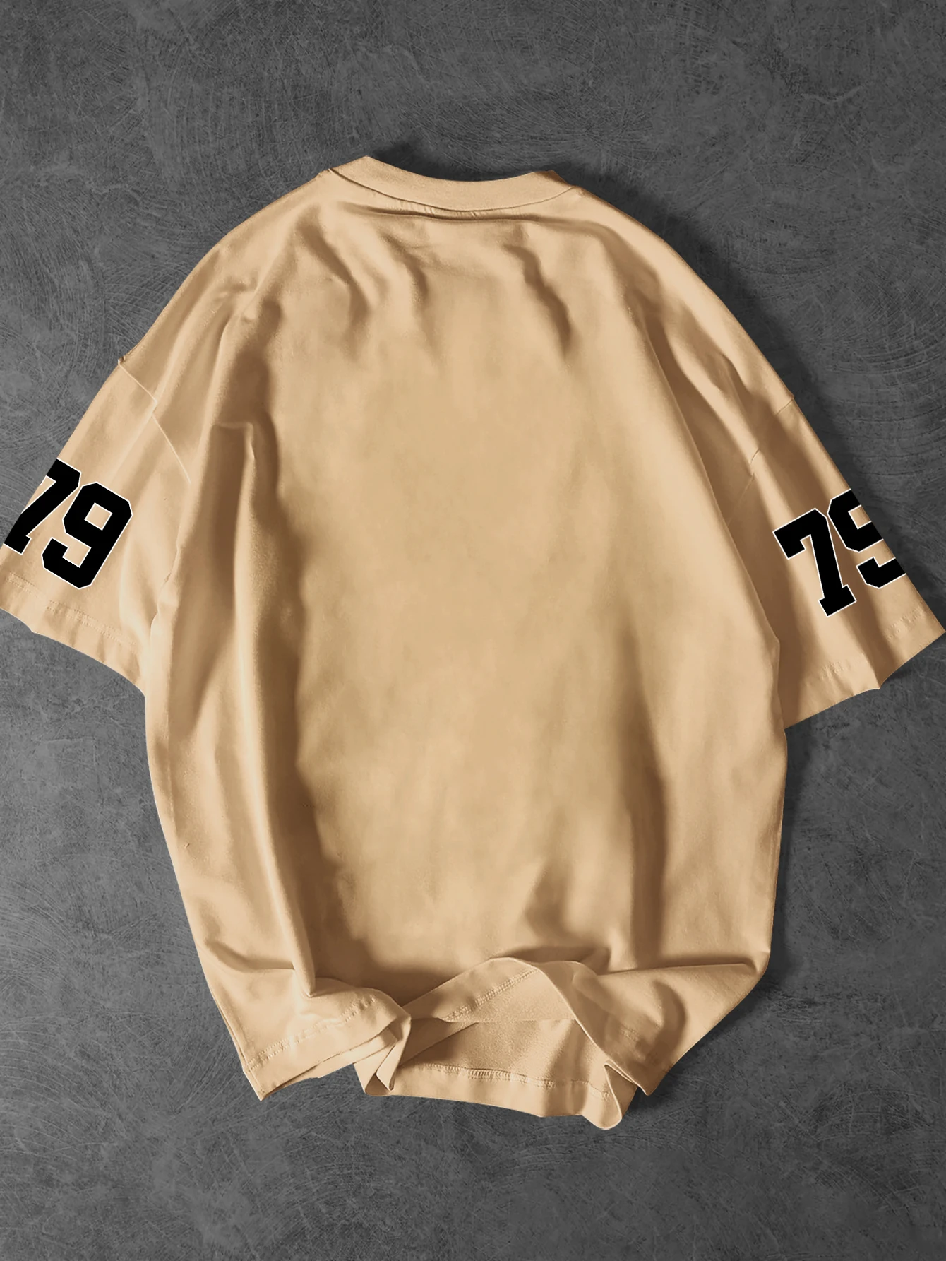 Herren-T-Shirt „Los Angeles USA Number 79“ mit amerikanischem Flaggen-Print, übergroßes Kurzarm-T-Shirt, S-XXL – Detail 5