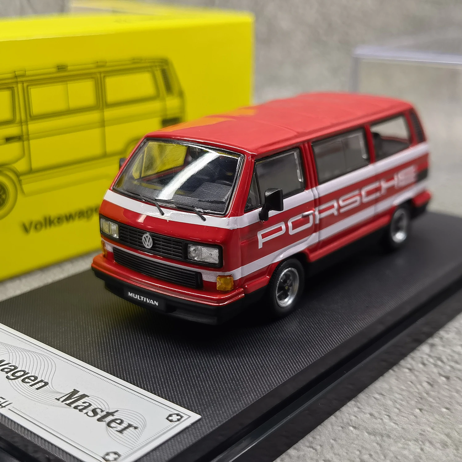 

Diecast Master 1/64 Scale Volkswagen VW T3 Van Alloy Car Model Collectible Toy Gift Souvenir Display Ornaments