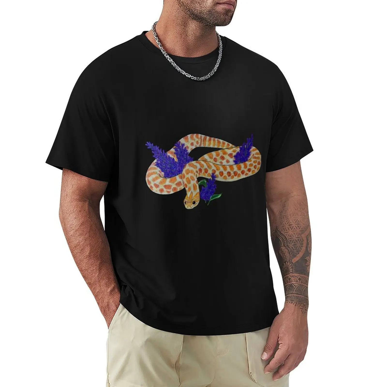 Albino Western Hognose Snake T-Shirt hippie clothes Short sleeve tee fruit of the loom mens t shirts