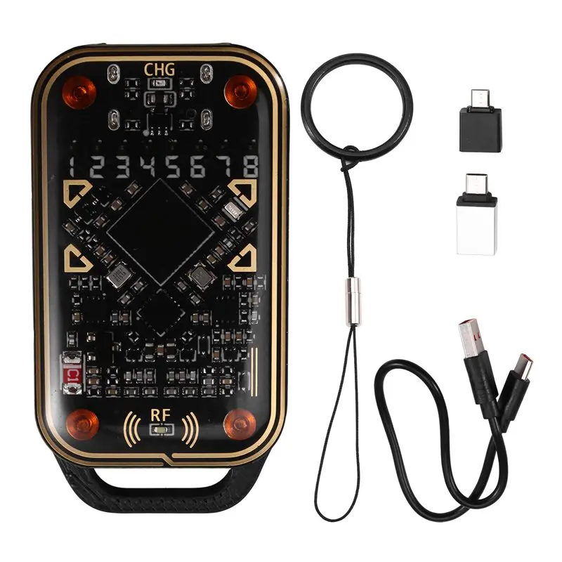 B68C Chameleon V3.0 Upgraded RFID Smart Chip Emulator Reader 125Khz 13.56Mhz ID IC NFC Read Write Smart Card Tag Copyer Copier