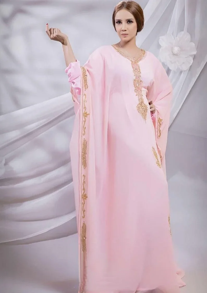 

Royal Islamic Muslim Kaftans Moroccan African Abaya Wedding