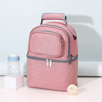 Folding Large-capacity Breast Milk Storage Portable Crib Bed Baby Backpack Female Mommy Outting Bag Mummy Bag Insulation Bag