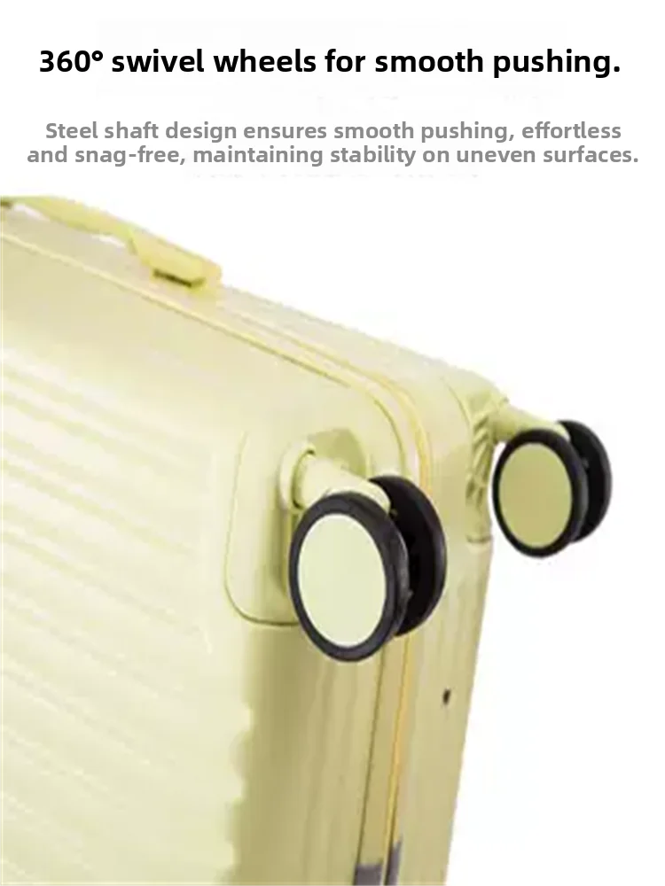 

Large Capaci Travel Suitcase Multi-Function Lage Front Opening Lid Robust Durable Password Box Can Sit on Carry-On Bag