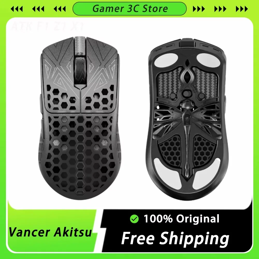 PRE-ORDER Vancer Akitsu Mouse Carbon Fiber 8k Receiver Wireless Gaming Mouse Low Delay Gaming Mouse Csgo Gamer Accessories Gifts