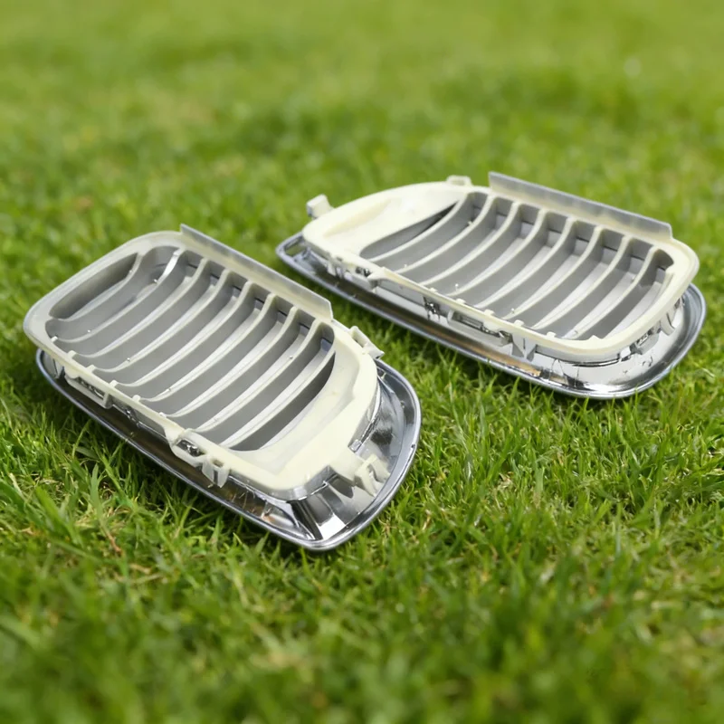 Hot Selling Chrome Radiator Grille Mesh OEM 51132158542 51132158543 Aftermarket Replacement Accessories for BMW E46 3 Series 4-D