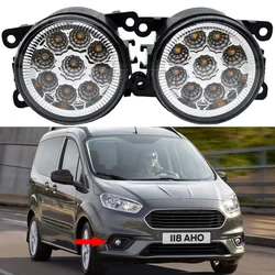 Car Accessories LED Daytime Running Light Fog Lights For Ford Tourneo Transit Courier MK1 Facelift 2018 2019 2020 Fog Lamp Lamps