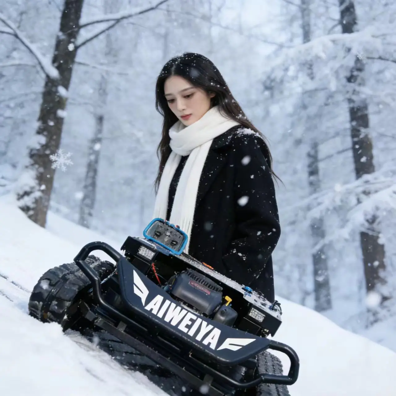 

Customized Remote-controlled lawn mower for villa courtyards, large-diameter cutterhead for efficient mowing, anti-tangling