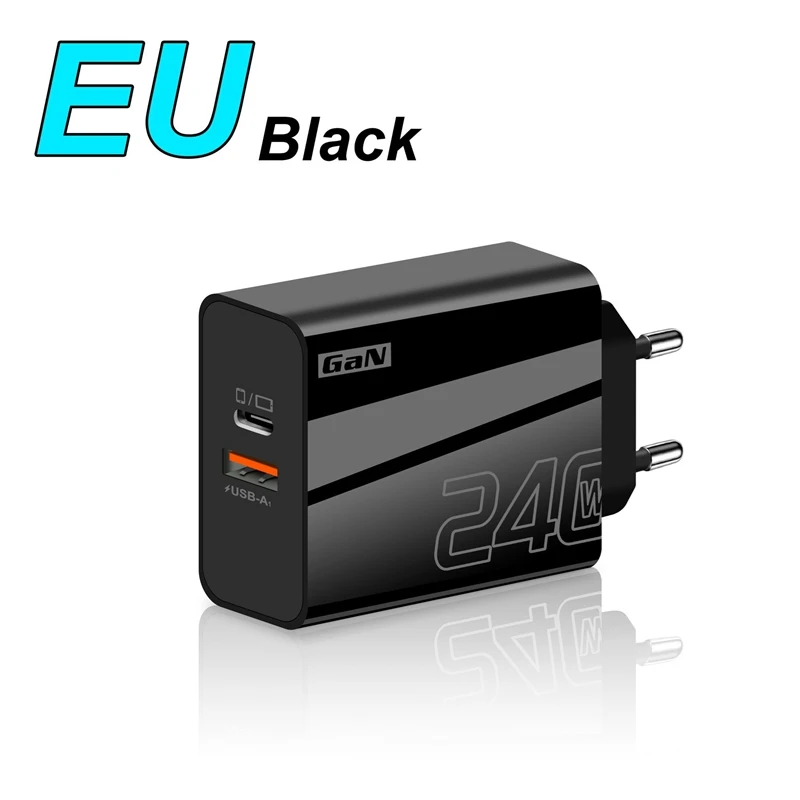 240 واط شحن سريع للغاية شاحن متعدد المنافذ شاحن PD شحن رئيس الاتحاد الأوروبي/الولايات المتحدة/المملكة المتحدة القياسية QC3.0 + PD محول القابس لجميع الهواتف 2026