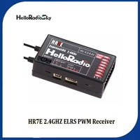 HelloRadio HR7E ELRS 2.4G PWM 7CH Receiver Ideal for Fixed Wing Aircraft Model Remote Control Drone