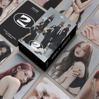 KPOP 55pcs/set(G)I-DLE 2nd Album LOMO Card Super Lady GIDLE Postcard Photo Card MINNIE SHUHUA SOYEON YUQI MIYEON Collector Card
