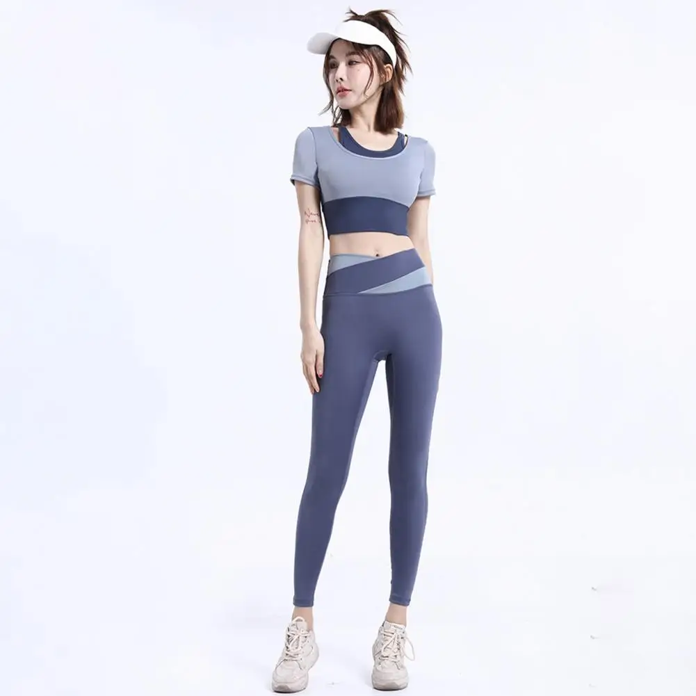 

Soft Women Yoga Pants Elastic Waist Butt-lifted Lady Pants High Waist Sport Pants