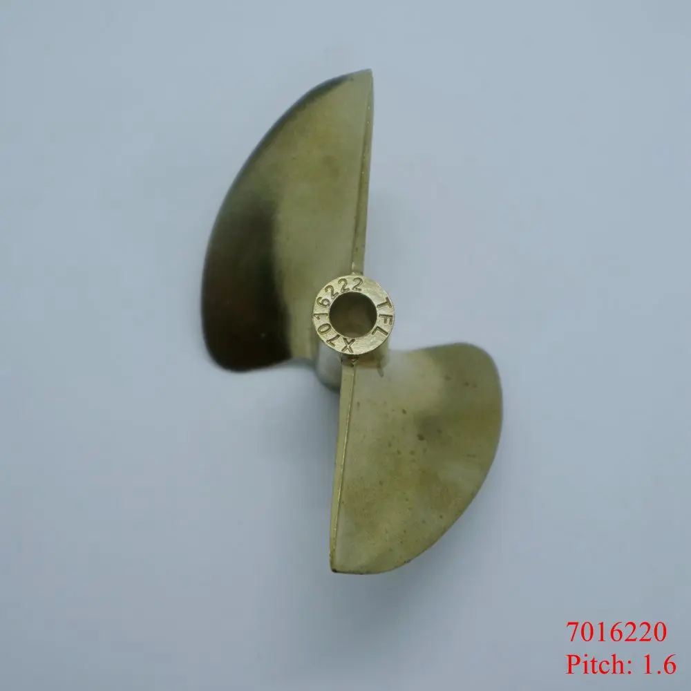 TFL Genuine Parts! 2 Blade Hole Dia 6.35mm*67mm/70mm/72mm  Copper Propeller for RC boat