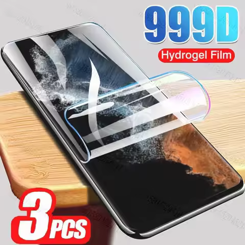 3Pcs Hydrogel Film Samsung S25 S24 S23 S22 S21 Ultra Plus S21 S23 S24 FE A56 A55 A54 A36 A35 A15 A16 5G Screen Protector Film
