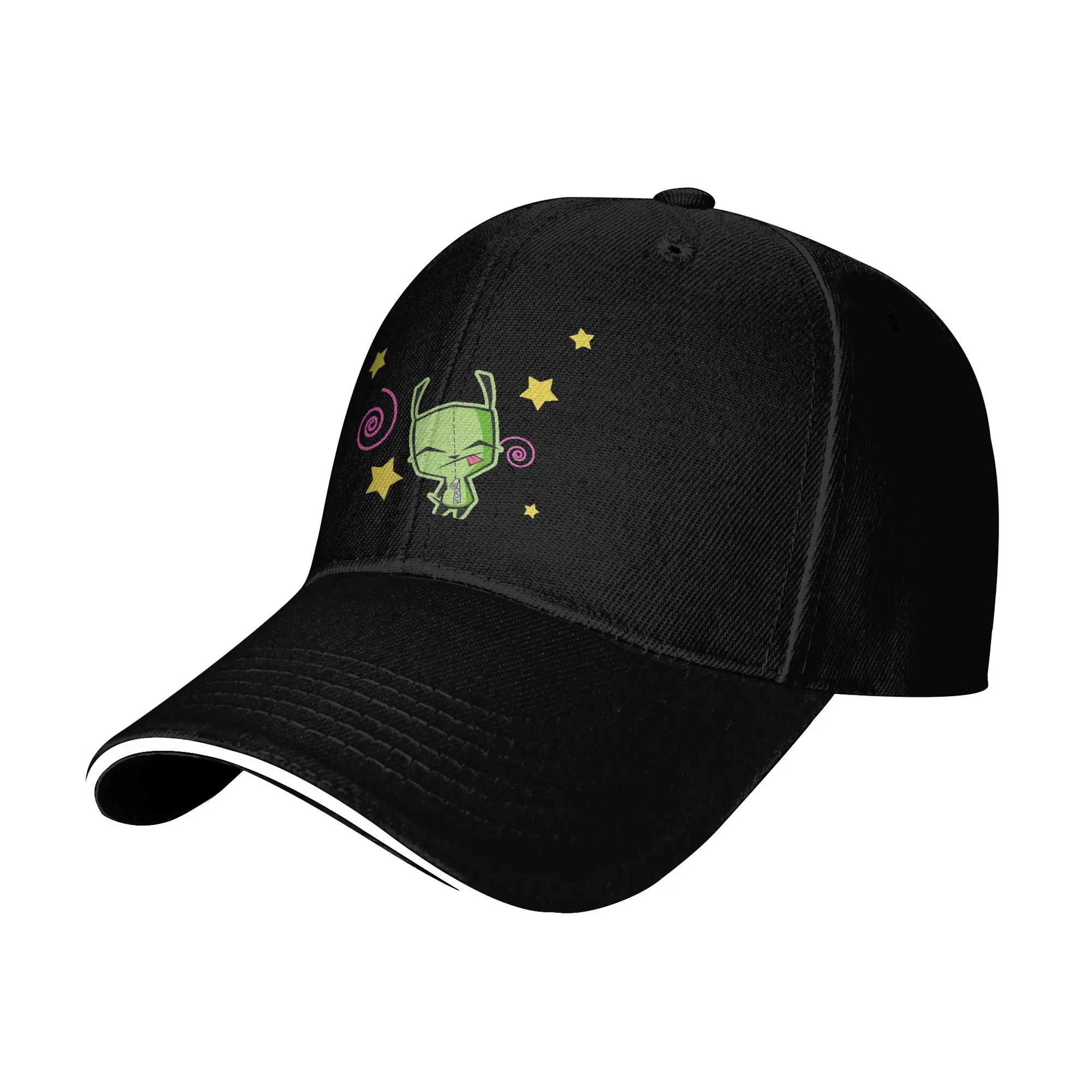 Cute Invader Zim Gir Baseball Cap Hip Hop  Sandwich Hats Unisex Adjustable Hats Cap Running Golf